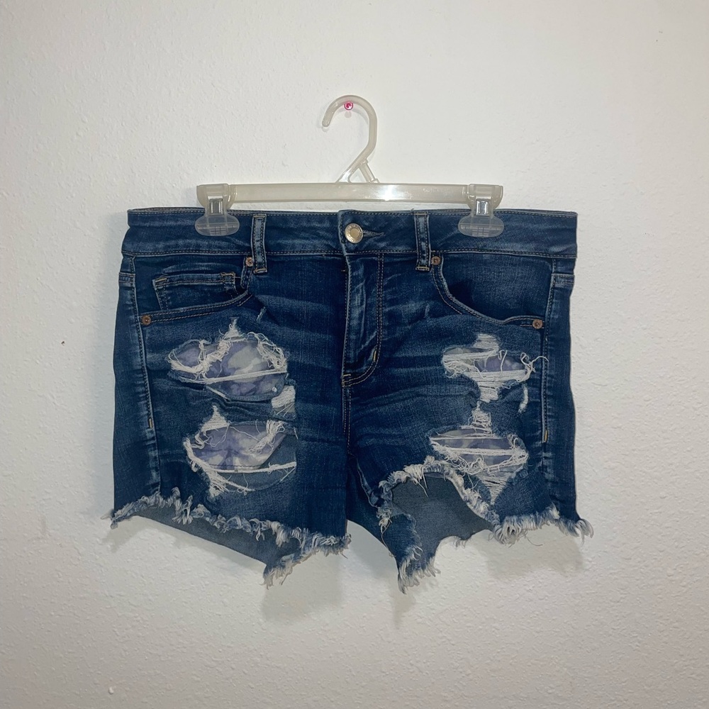 American Eagle Distressed Jean Shorts